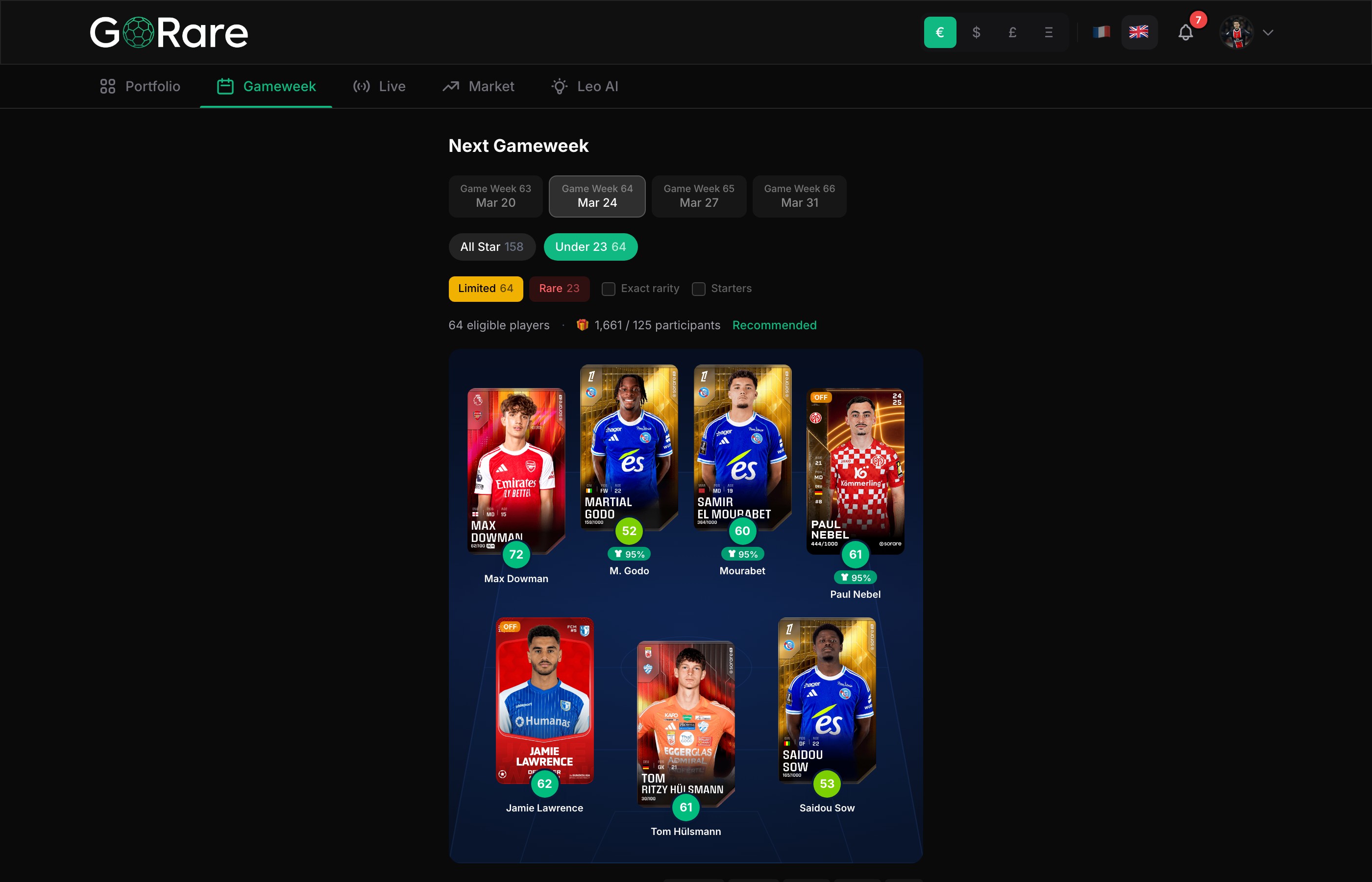 Gameweek Predictions